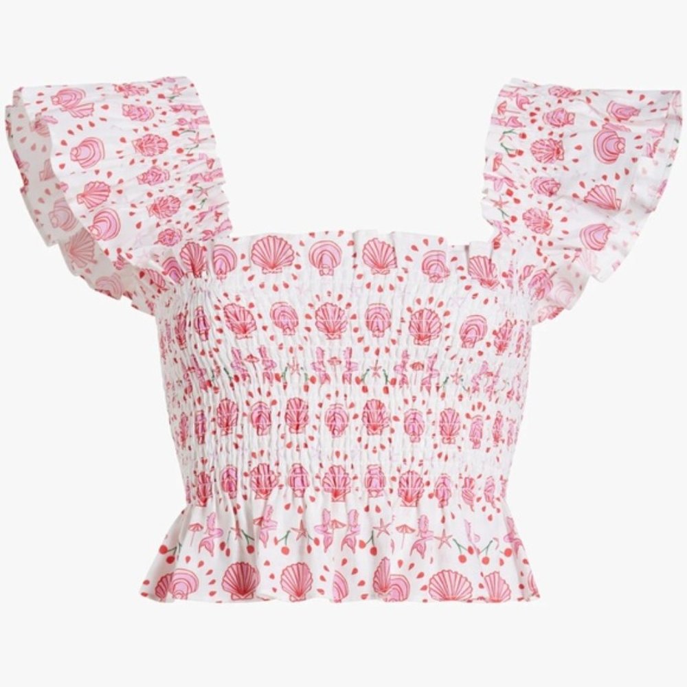 Hill House Mermaid Ellie Paz Crop top